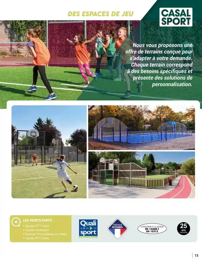 Equipement d'extérieur du 8 janvier au 31 mars 2025 - Catalogue page 15