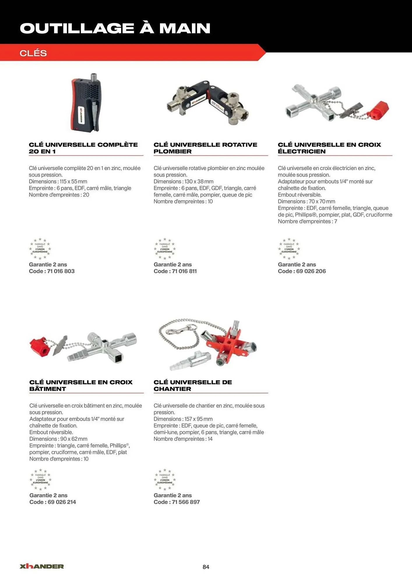 Catalogue Prolians du 2 septembre au 31 décembre 2025 - Catalogue page 84