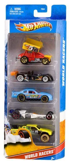 5 petites voitures Hot Wheels