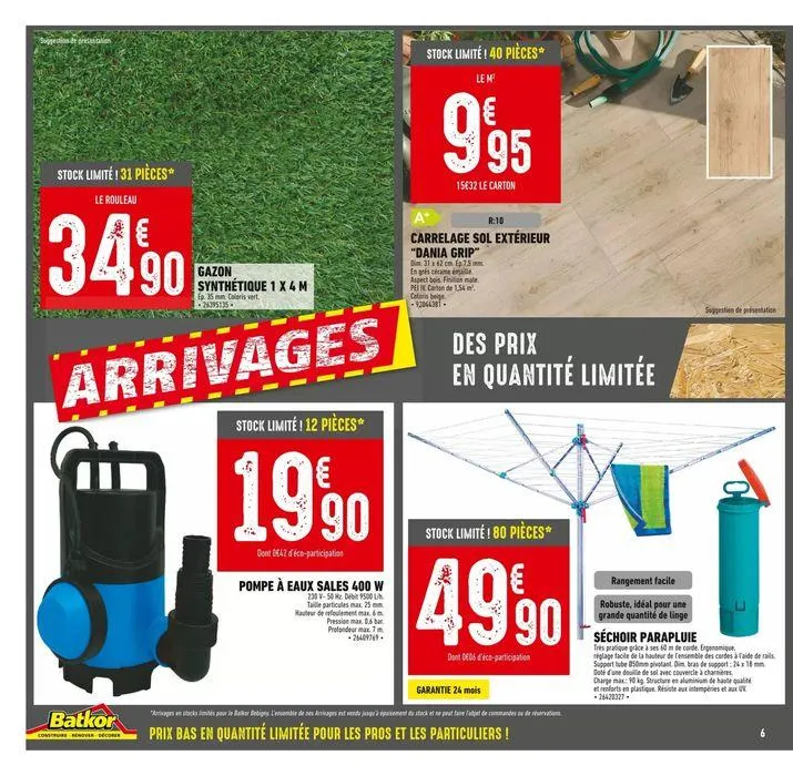 ARRIVAGES du 7 juin au 20 juin 2024 - Catalogue page 6