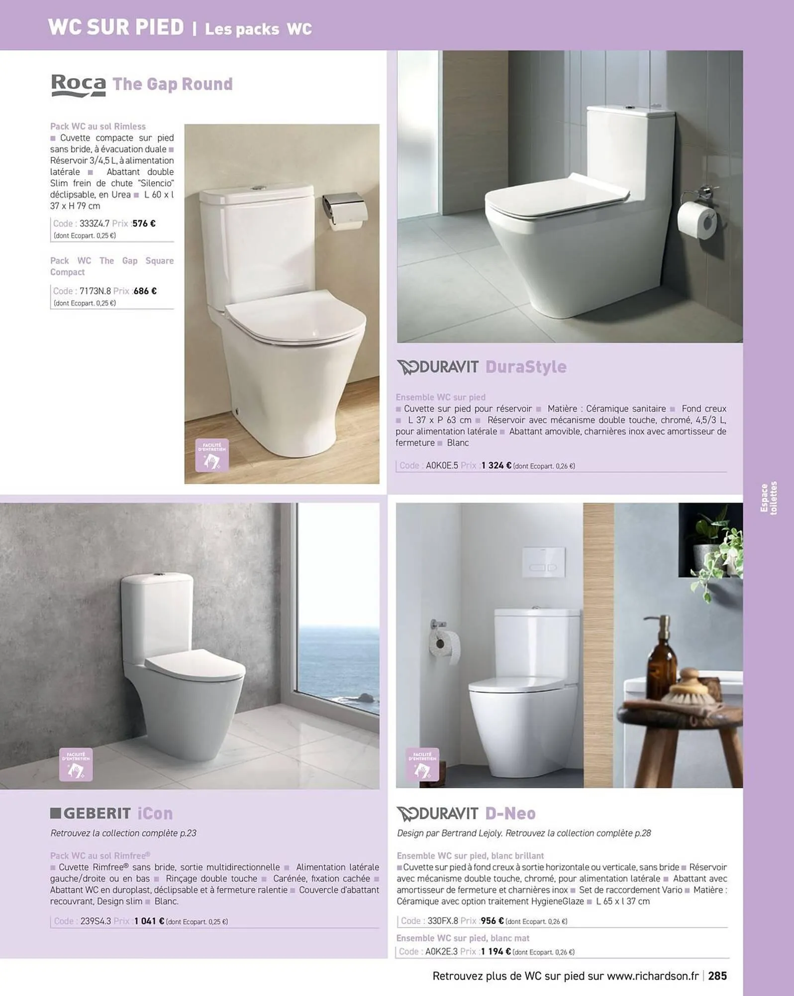 Catalogue Richardson du 11 avril au 31 décembre 2025 - Catalogue page 287