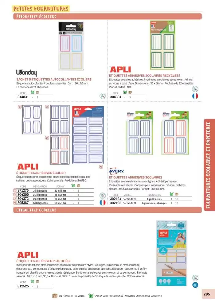 Nos Catalogues Thématiques du 1 janvier au 31 décembre 2025 - Catalogue page 297