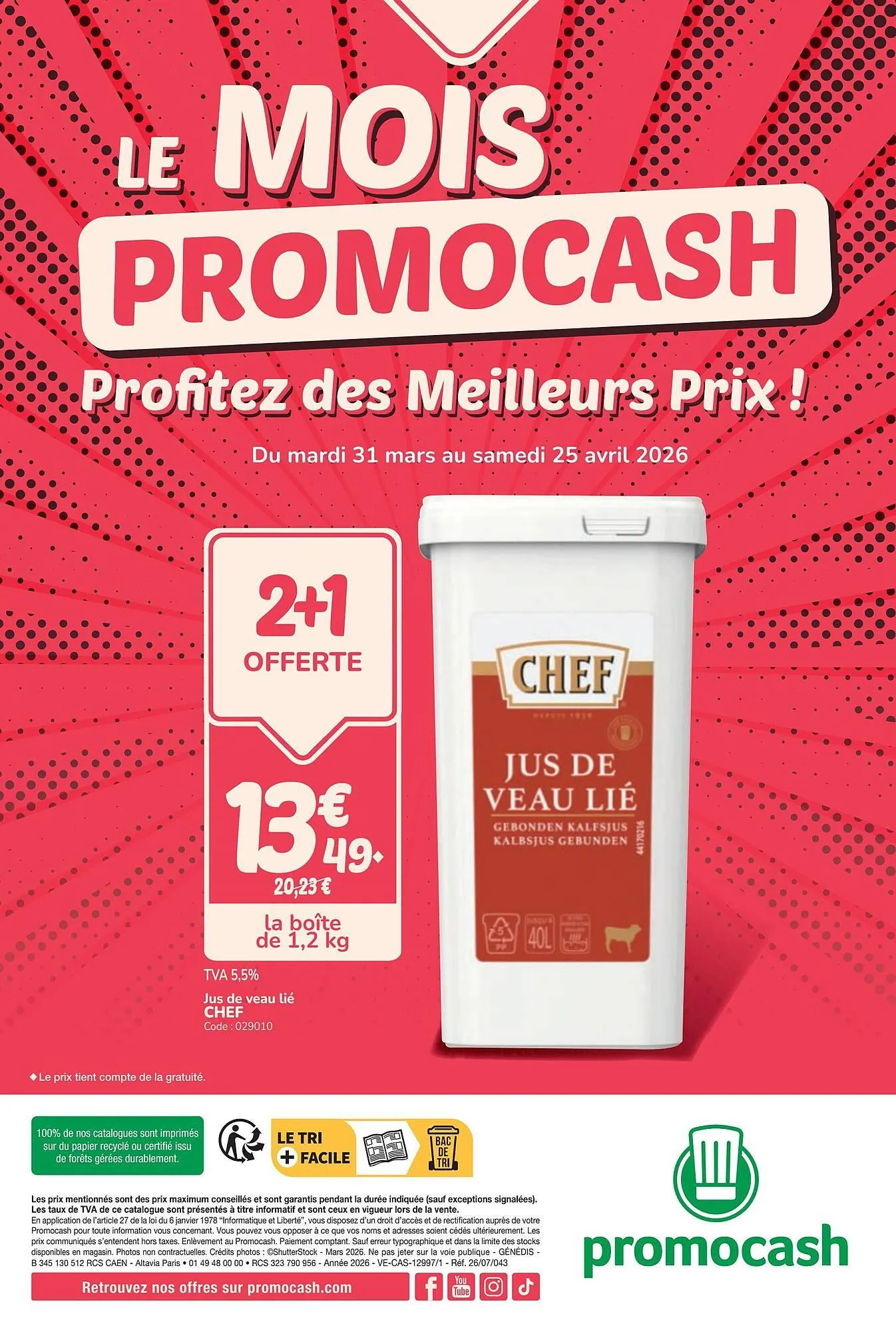 Catalogue Promocash du 31 mars au 25 avril 2026 - Catalogue page 44
