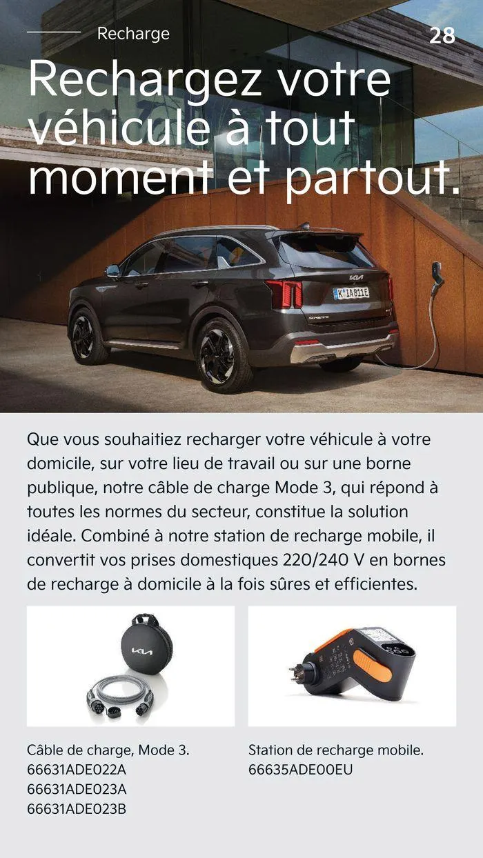 KIA Sorento Hybride - Accessoires du 13 juin au 4 juin 2025 - Catalogue page 28