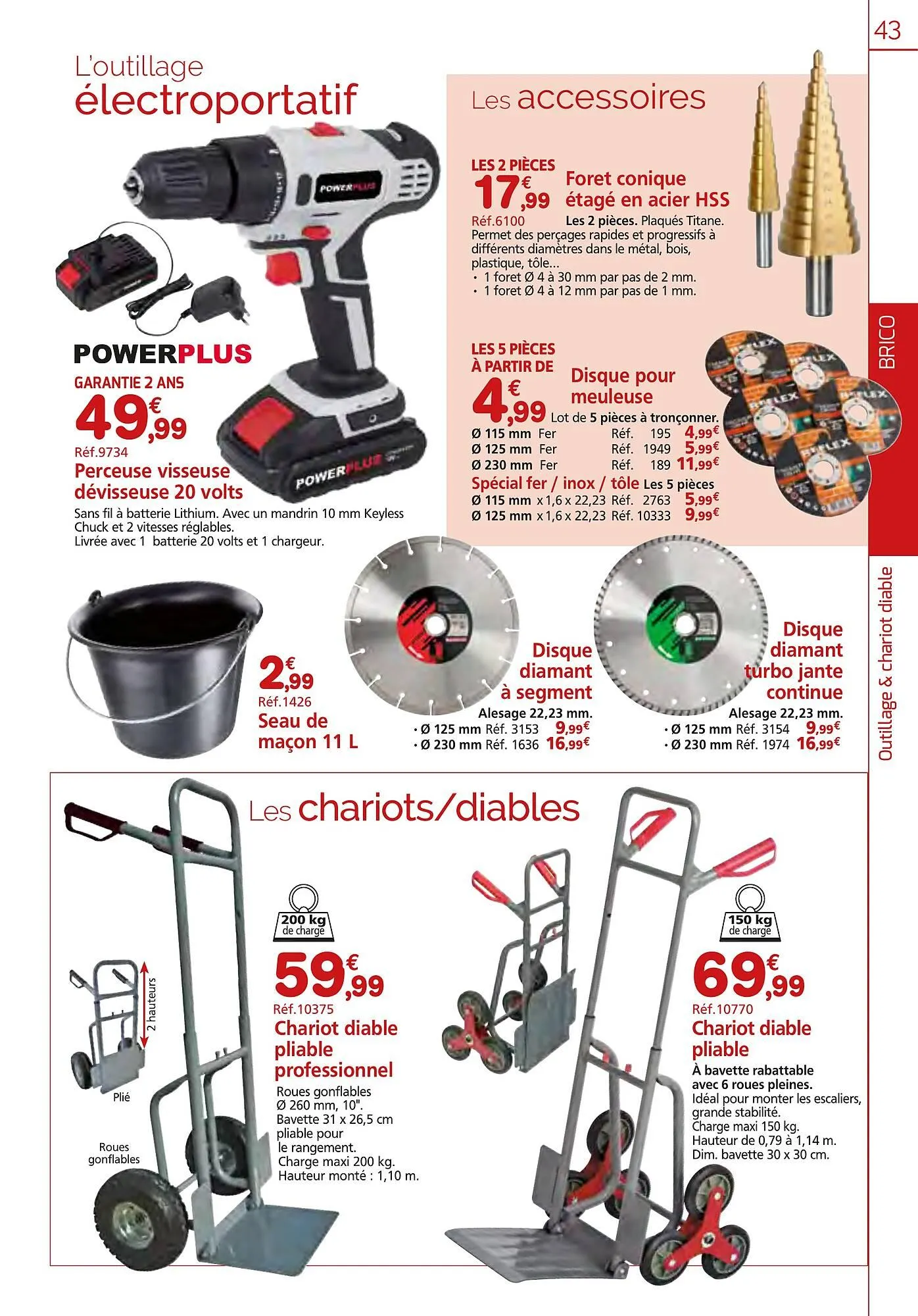 Catalogue Provence Outillage du 2 mars au 7 juin 2026 - Catalogue page 43