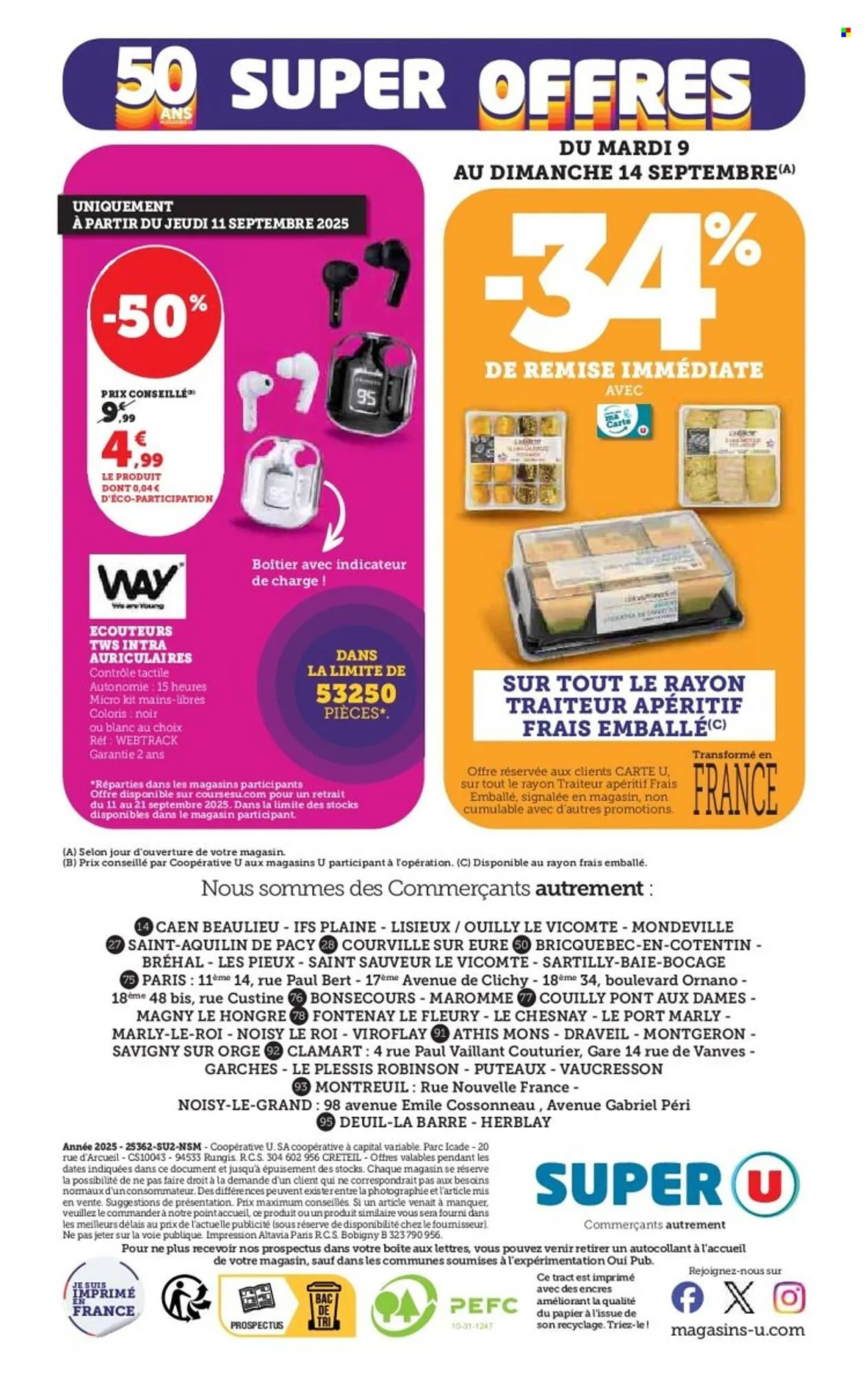 Catalogue Super U du 9 septembre au 21 septembre 2025 - Catalogue page 32