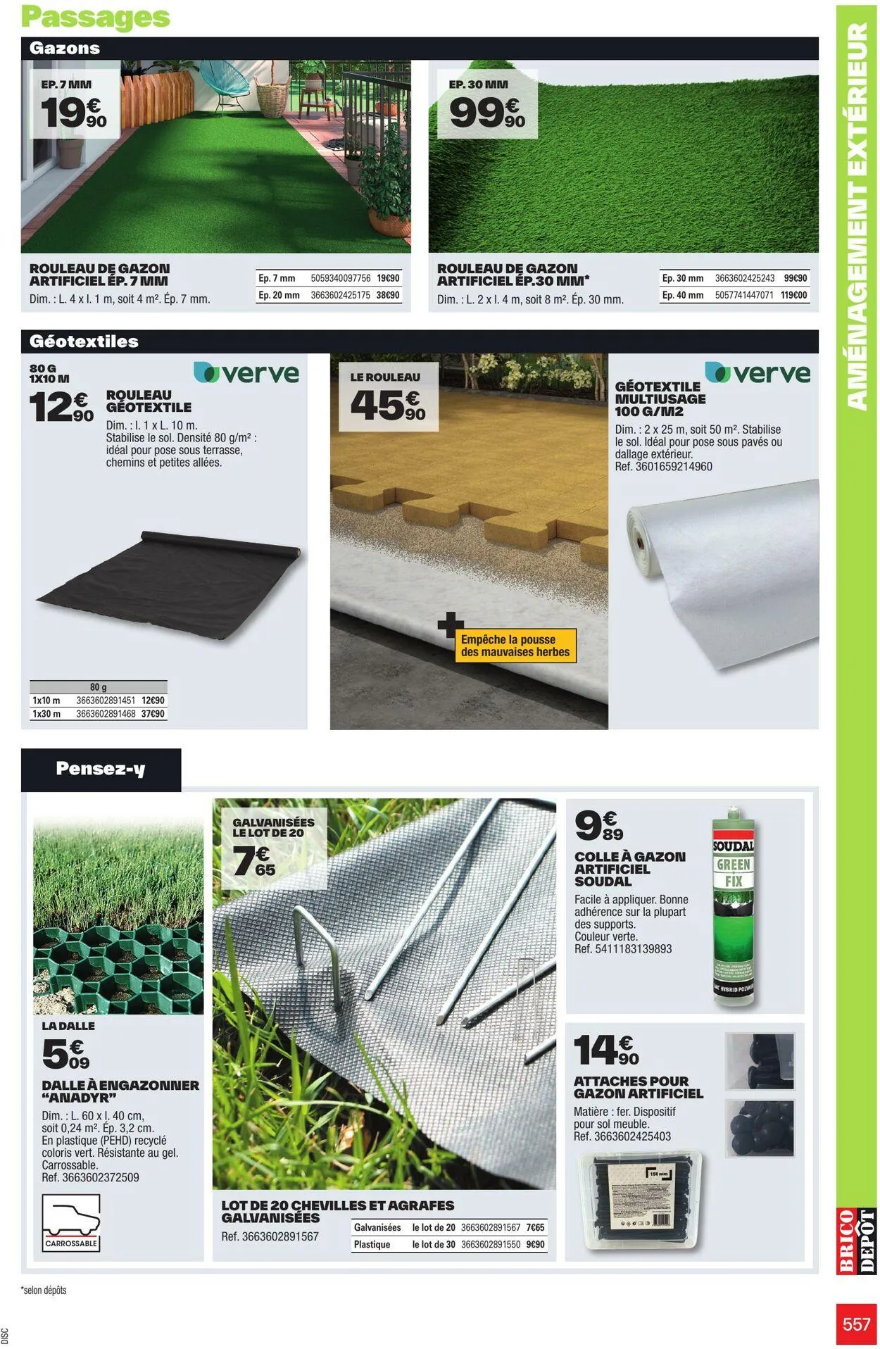 Brico Dépôt Catalogue actuel du 24 mars au 31 juillet 2025 - Catalogue page 557