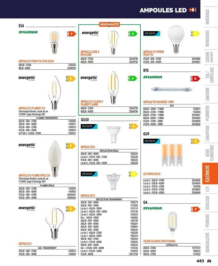 Guide produits 2024 du 15 mars au 31 décembre 2024 - Catalogue page 483