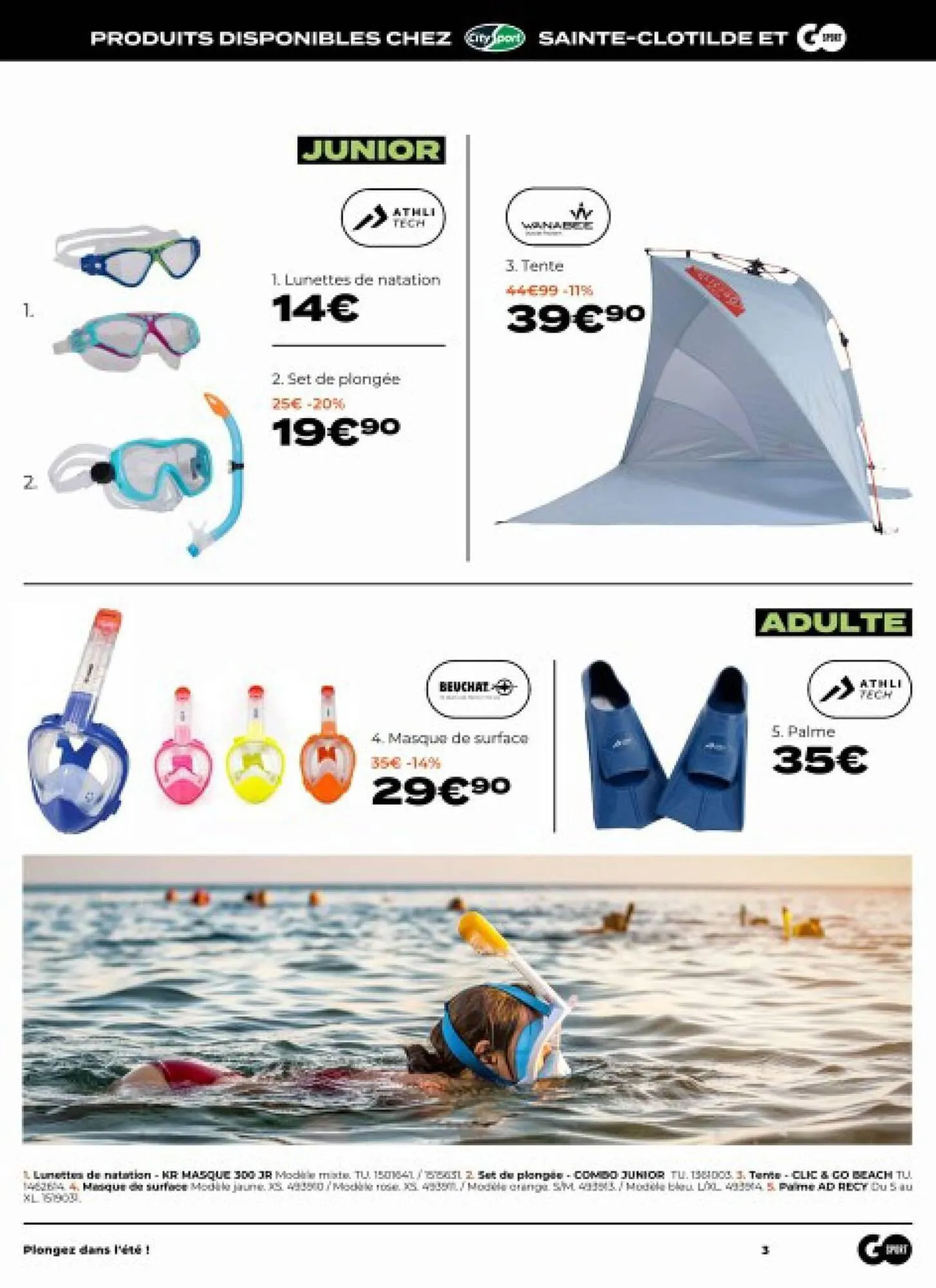 Catalogue Go Sport du 10 octobre au 29 octobre 2023 - Catalogue page 3