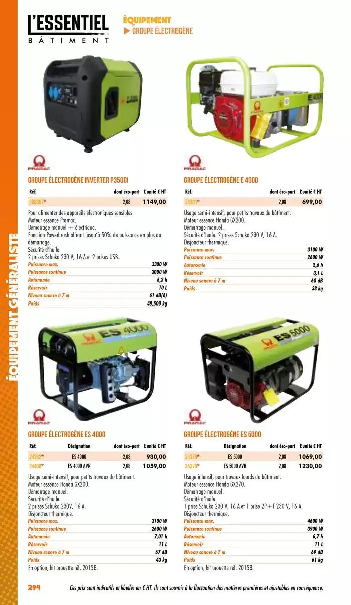 Essentiel Batiment 2025 du 3 janvier au 31 décembre 2025 - Catalogue page 296