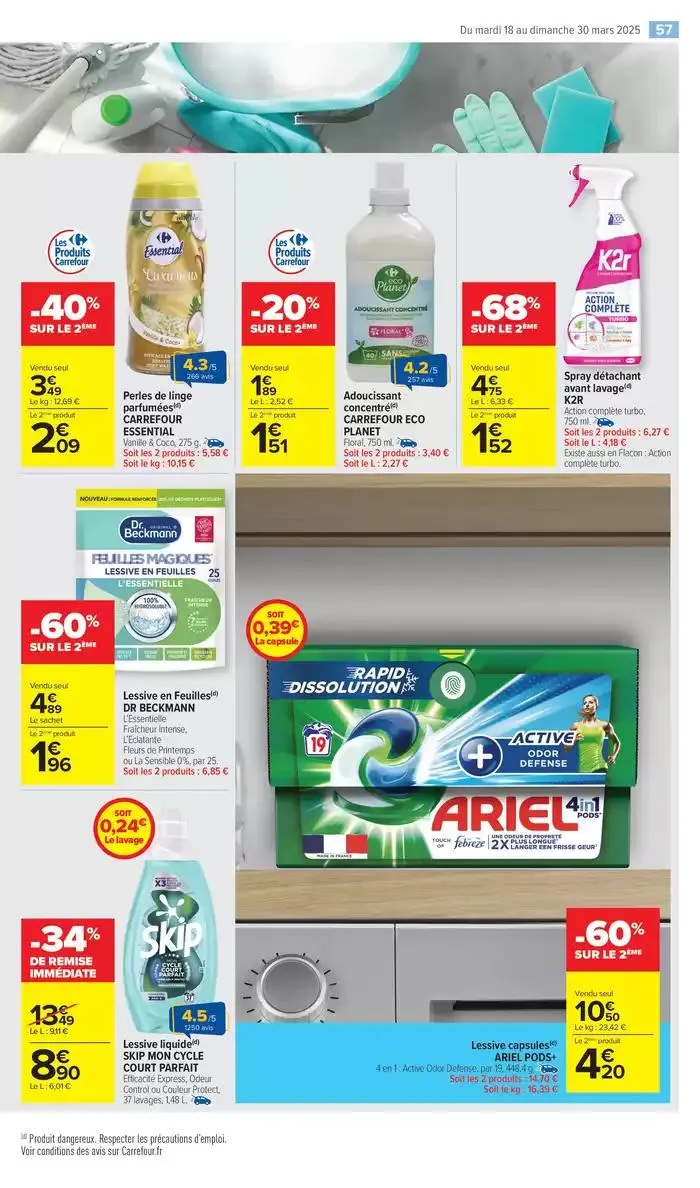 APÉRITIF DINATOIRE du 18 mars au 30 mars 2025 - Catalogue page 59