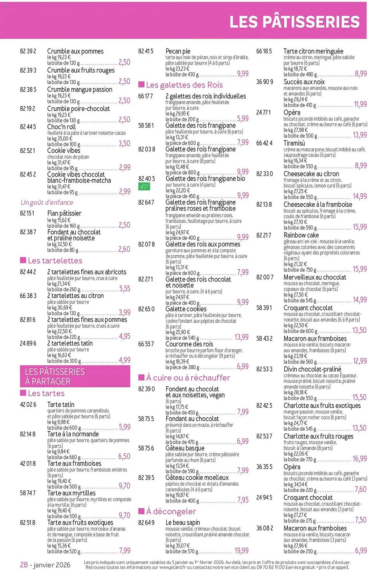 Catalogue Picard du 5 janvier au 5 avril 2026 - Catalogue page 28