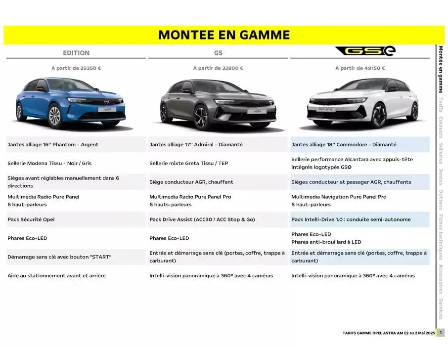 Opel Astra et Astra Sports Tourer du 12 mai au 12 mai 2026 - Catalogue page 2