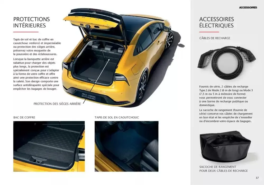 Toyota Prius Hybride Rechargeable du 16 décembre au 14 décembre 2025 - Catalogue page 37