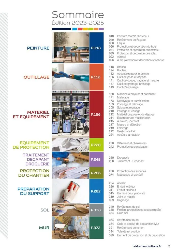  Le catalogue Sikkens Solutions 2023 du 9 mai au 31 décembre 2025 - Catalogue page 3