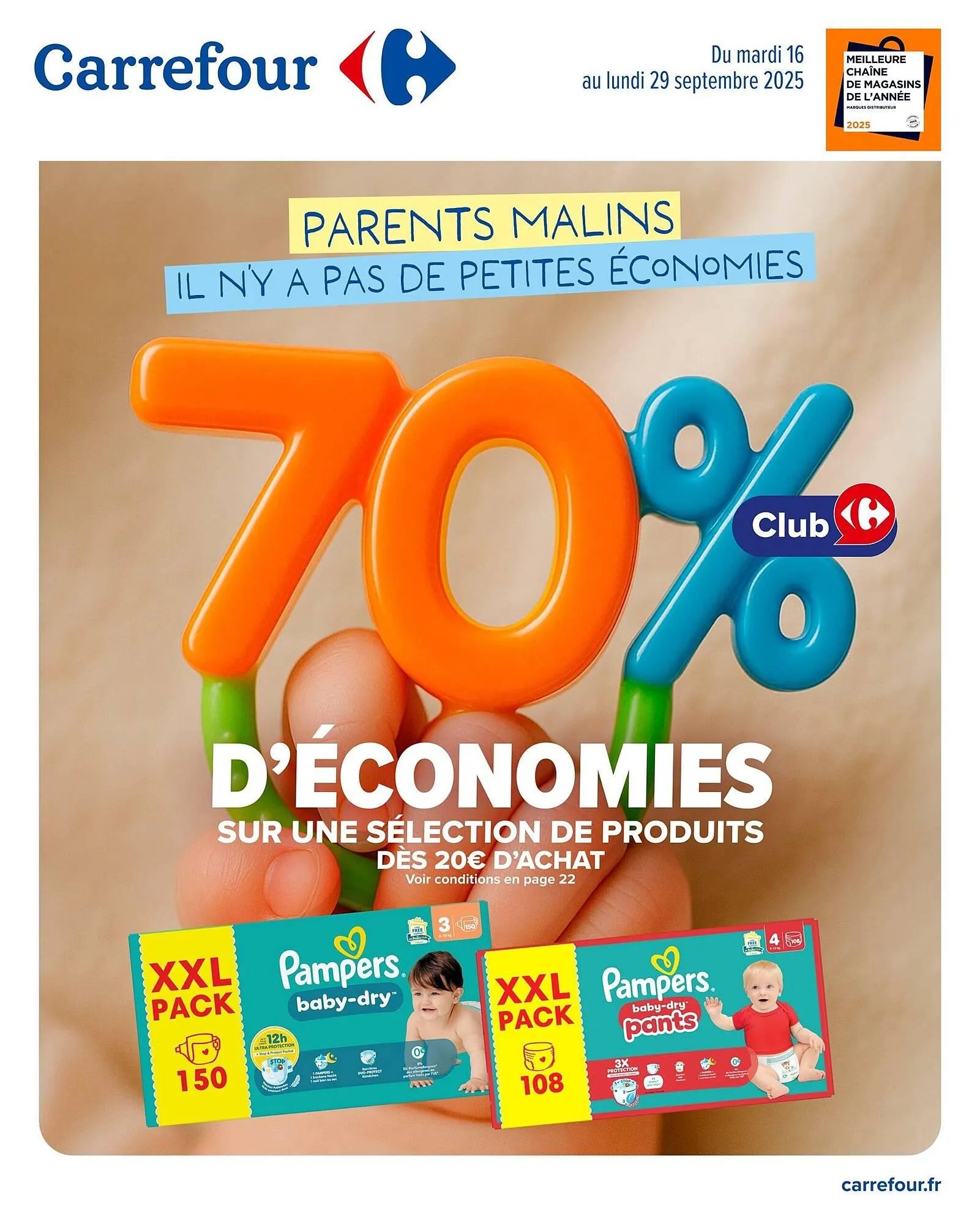 Catalogue Carrefour du 16 septembre au 29 septembre 2025 - Catalogue page 1