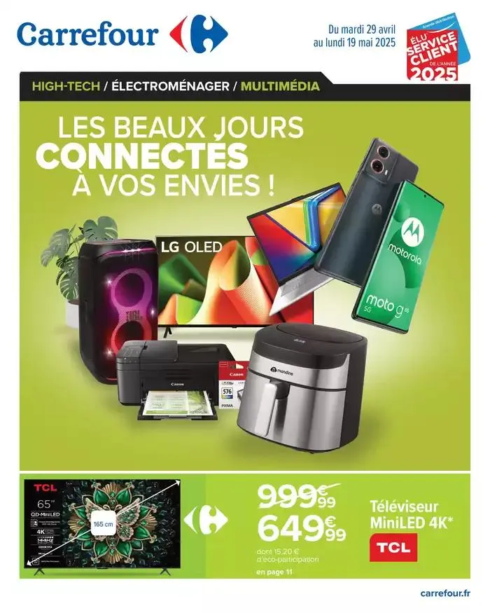 LES BEAUX JOURS CONNECTÉS À VOS ENVIES ! du 29 avril au 19 mai 2025 - Catalogue page 1