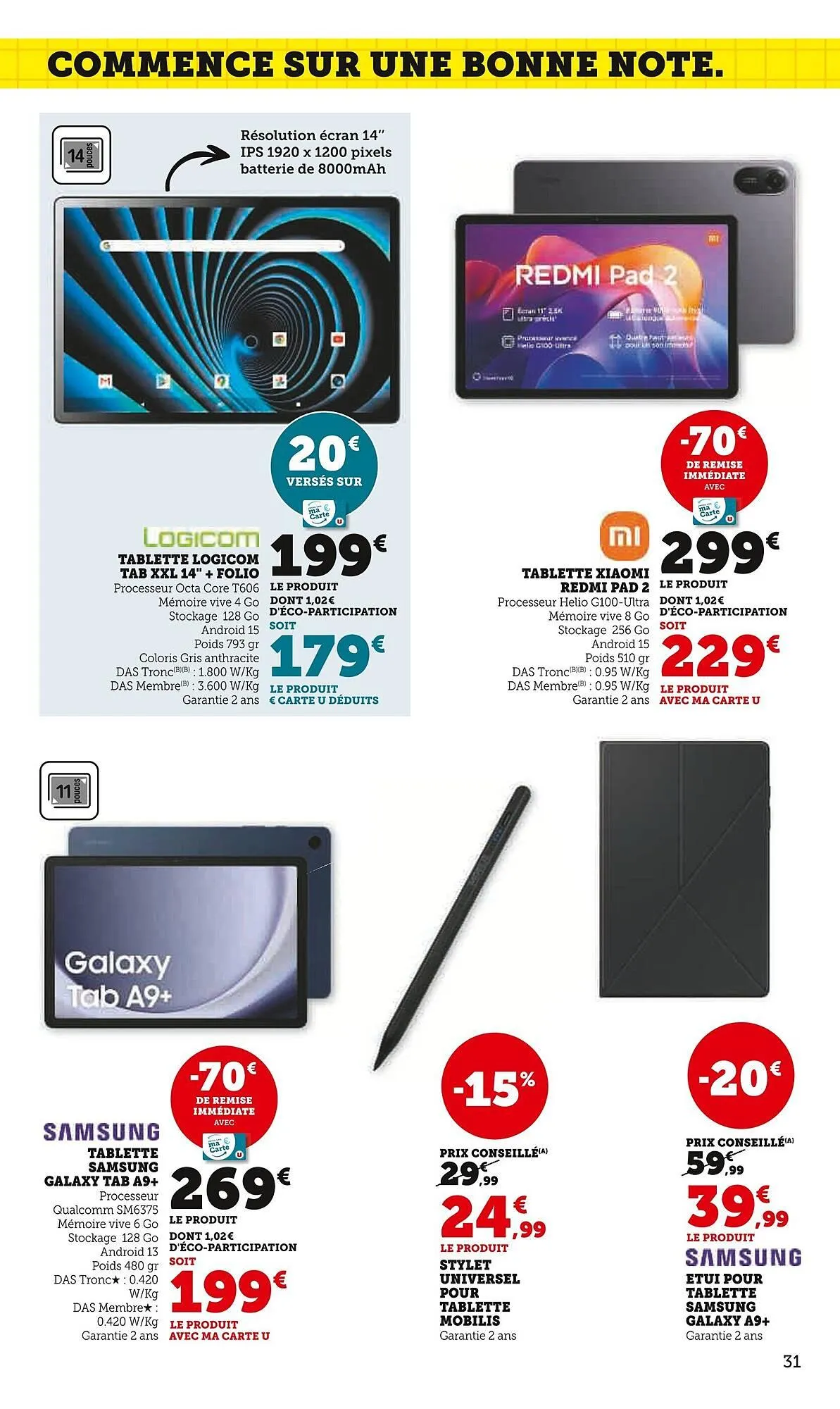 Catalogue Super U du 19 août au 7 septembre 2025 - Catalogue page 31