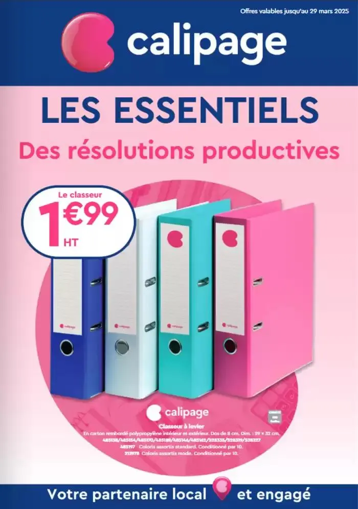 Les Essentiels du 6 février au 29 mars 2025 - Catalogue page 1