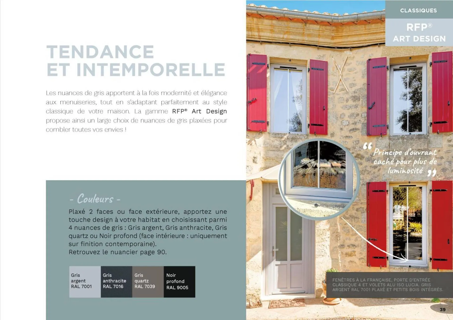 Catalogue Art & Fenêtres du 23 août au 31 décembre 2025 - Catalogue page 39