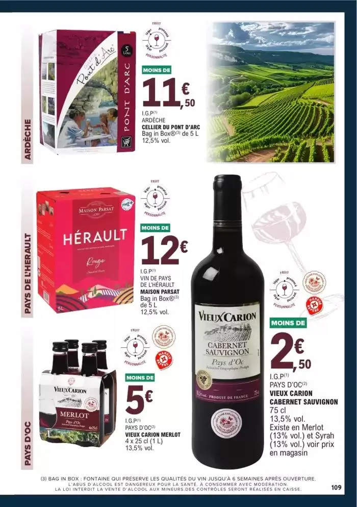 GUIDES DES VINS 2024/2025 du 1 avril au 31 décembre 2025 - Catalogue page 10