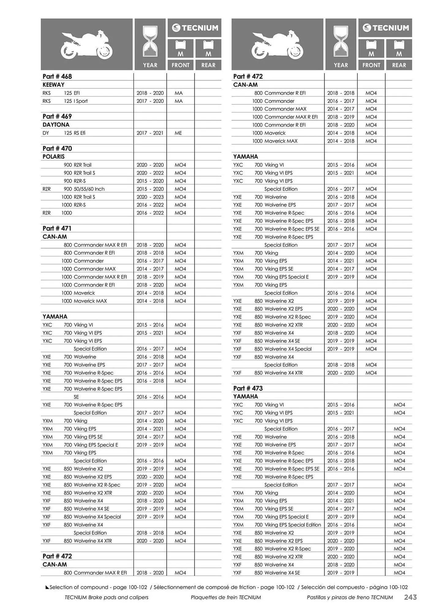 Catalogue Bihr du 23 mai au 31 décembre 2025 - Catalogue page 243