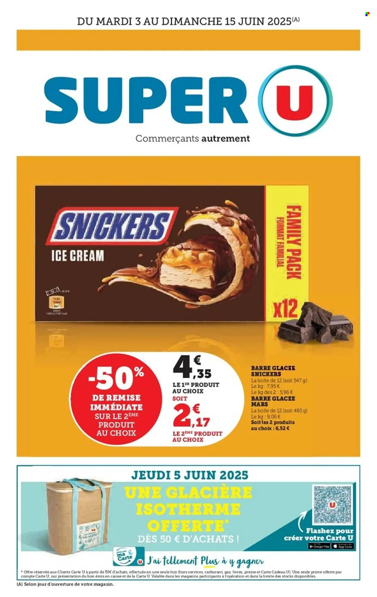 Catalogue Super U du 3 juin au 15 juin 2025 - Catalogue page 1