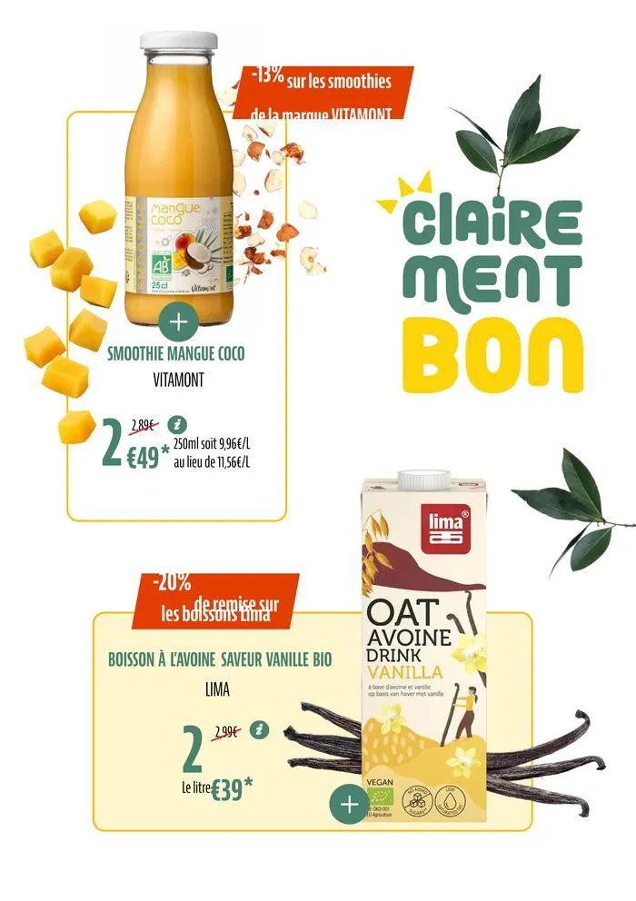 Tutes Nos Promos Bio Pour Un Ete Savoureux du 28 juin au 7 juillet 2024 - Catalogue page 27
