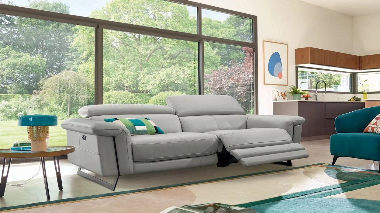 MICHIGAN Canapé 3 places relaxation 100% cuir