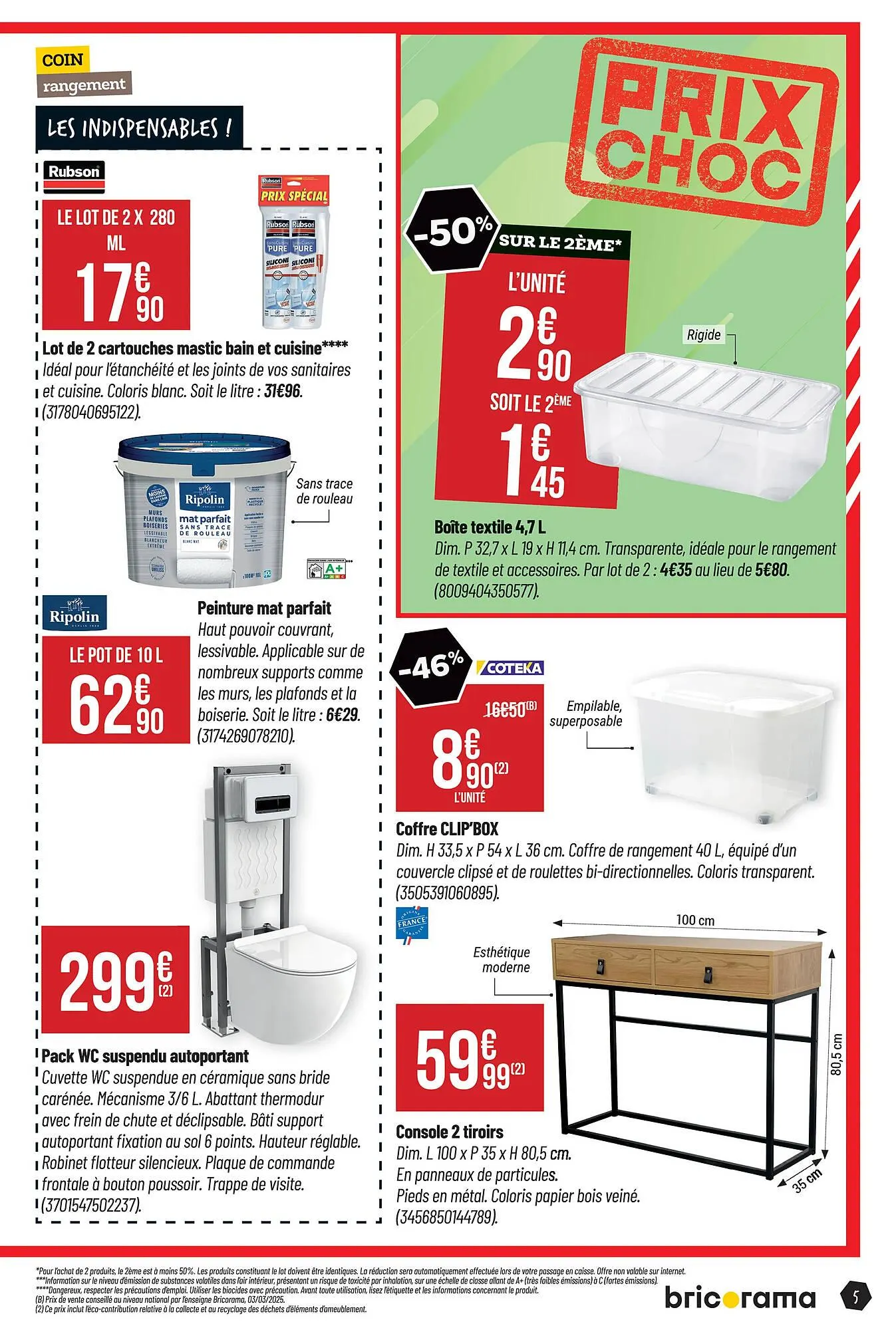 Catalogue Bricorama du 19 mars au 30 mars 2025 - Catalogue page 5