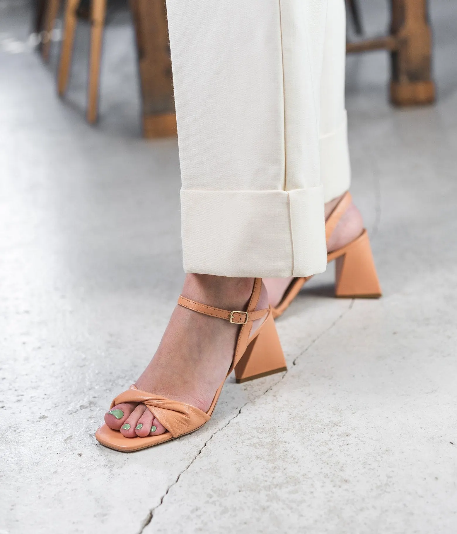 SANDALE PRALA ABRICOT