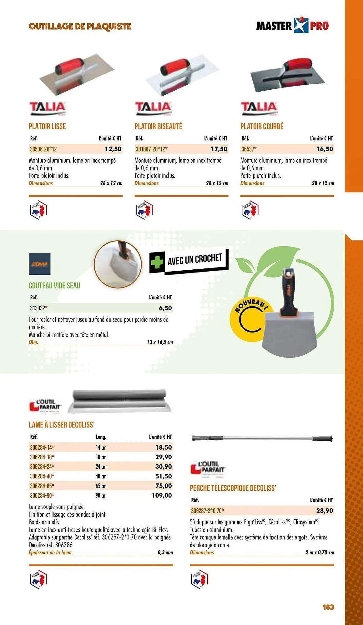 Catalogue Master Pro du 3 janvier au 31 décembre 2025 - Catalogue page 185