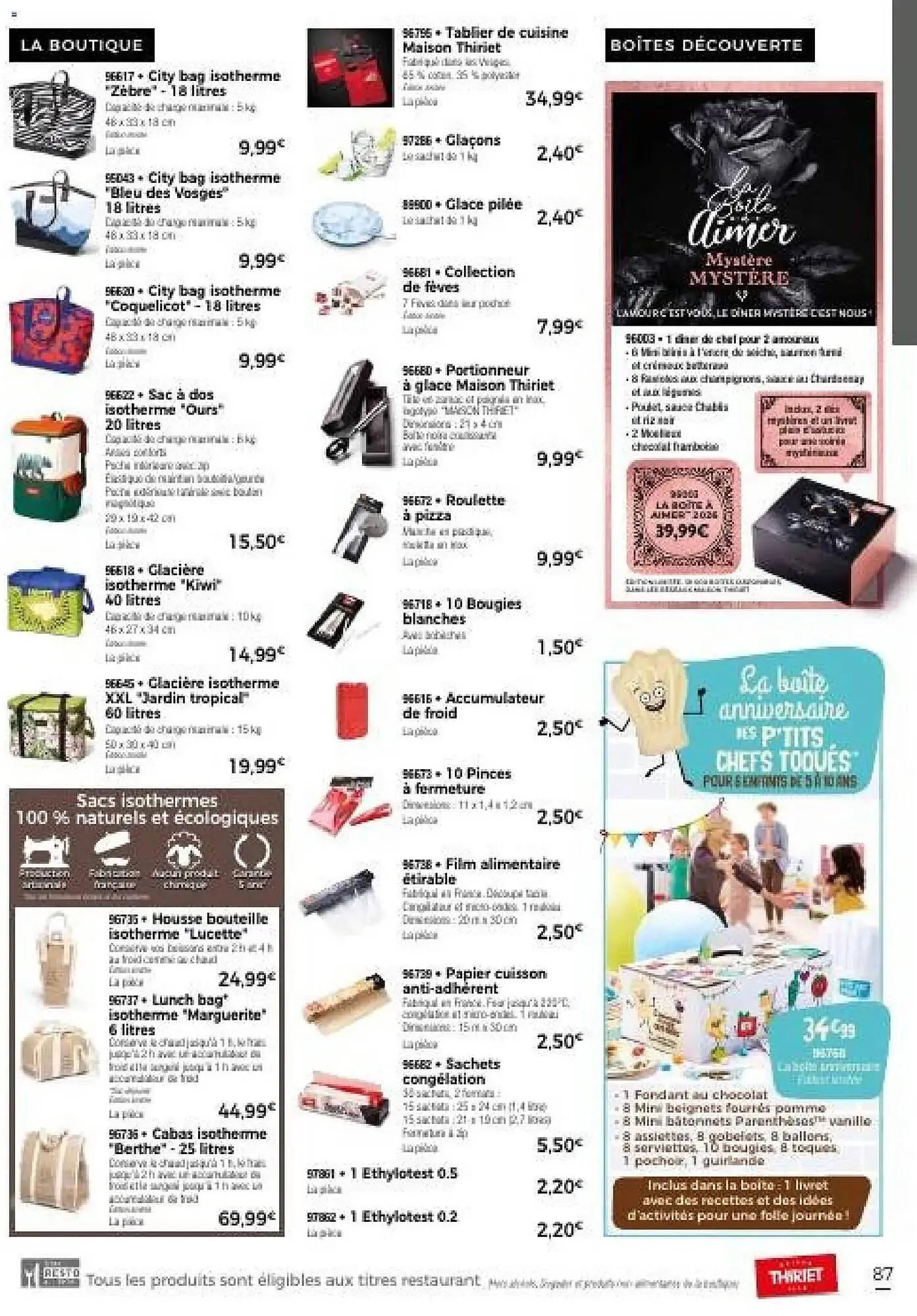 Catalogue Thiriet du 31 janvier au 3 mars 2026 - Catalogue page 87