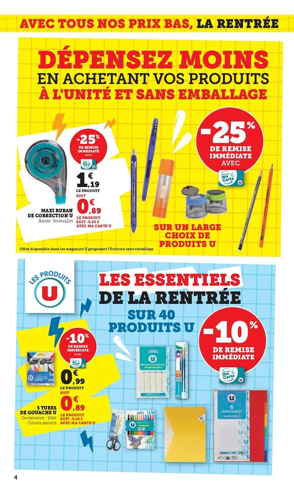 Catalogue Super U du 16 juillet au 3 août 2025 - Catalogue page 4