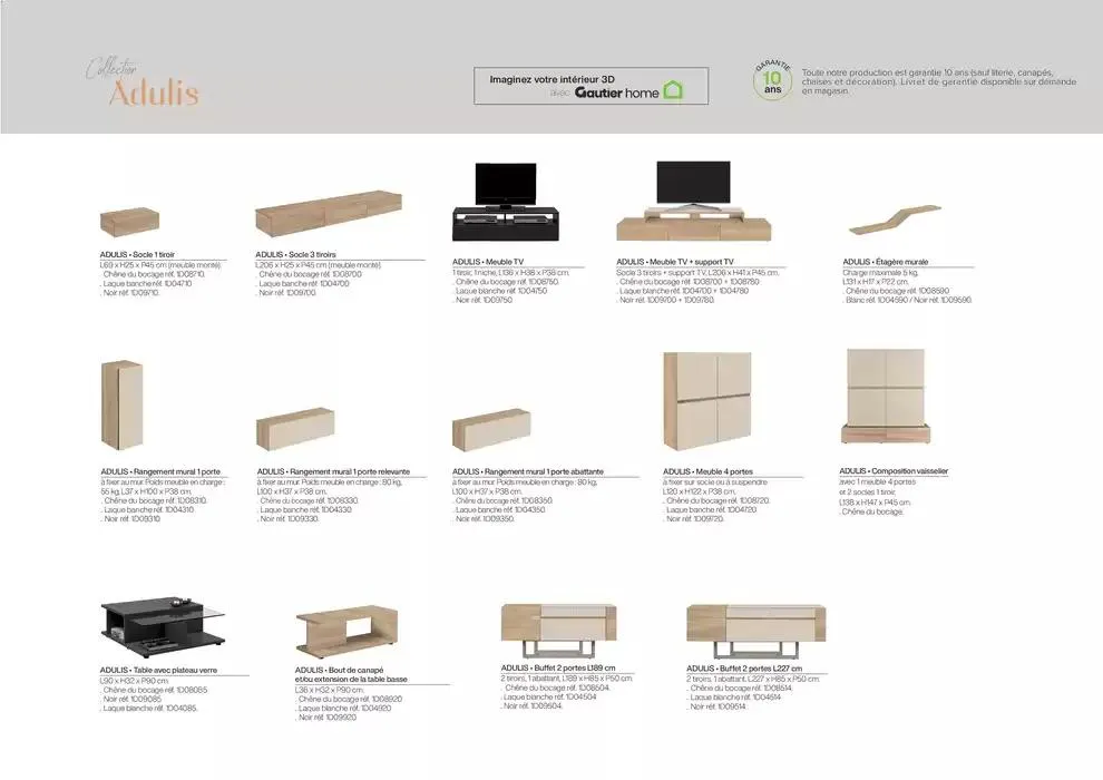 Collection ADULIS du 14 janvier au 31 décembre 2025 - Catalogue page 5