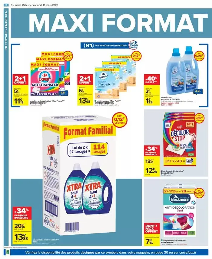 SPÉCIAL MAXI FORMAT du 25 février au 10 mars 2025 - Catalogue page 4