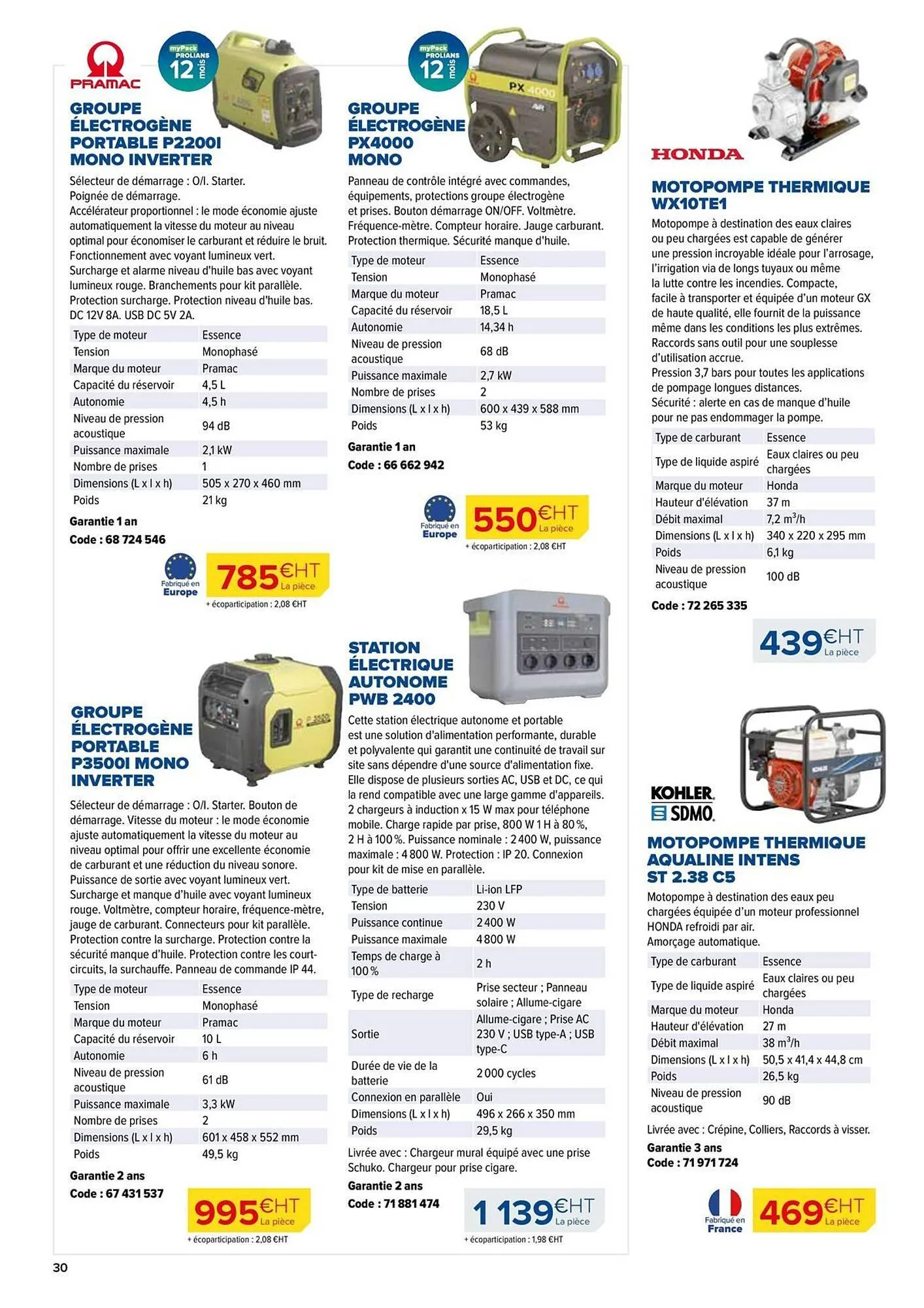 Catalogue Prolians du 2 octobre au 28 février 2026 - Catalogue page 30