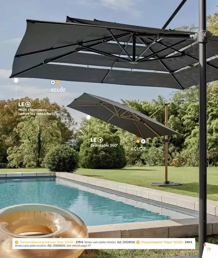 BARBEUC, SIESTE, PÉTANQUE PLACE À LA DÉTENTE du 27 février au 23 juin 2025 - Catalogue page 72