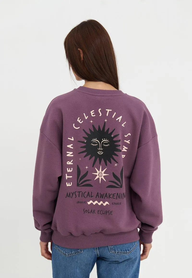 Sweatshirt - purple