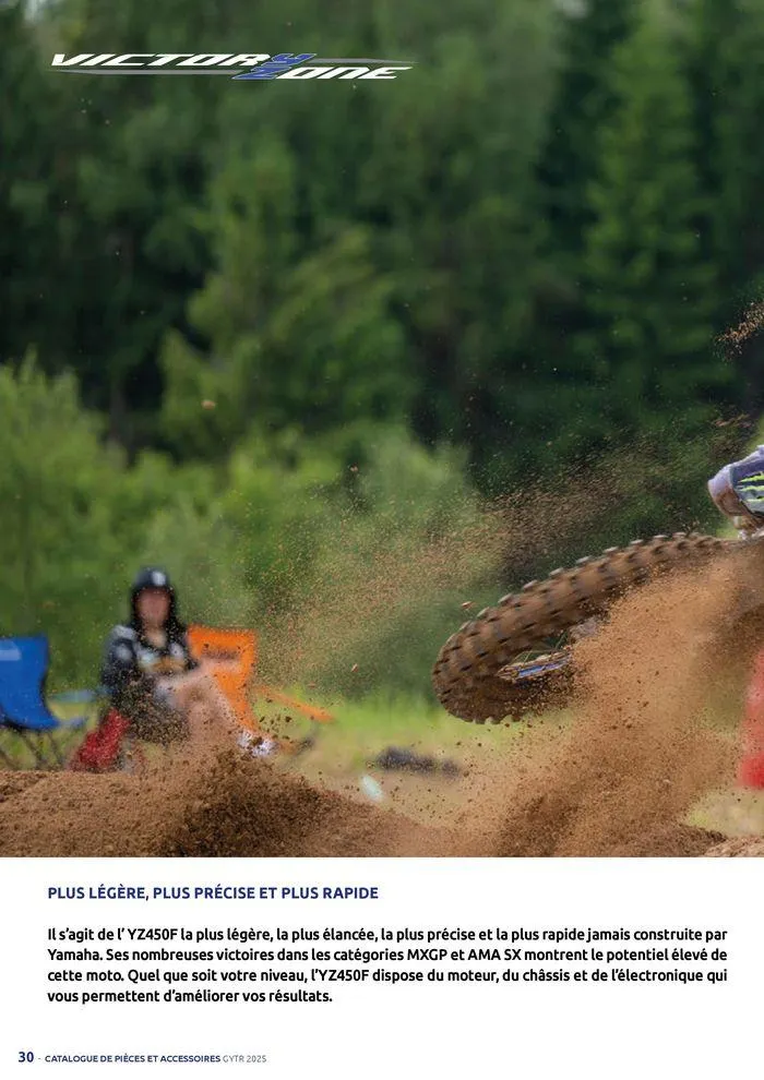 Catalogue Yamaha Motos - Accessoires GYTR Off Road du 23 septembre au 30 avril 2025 - Catalogue page 30