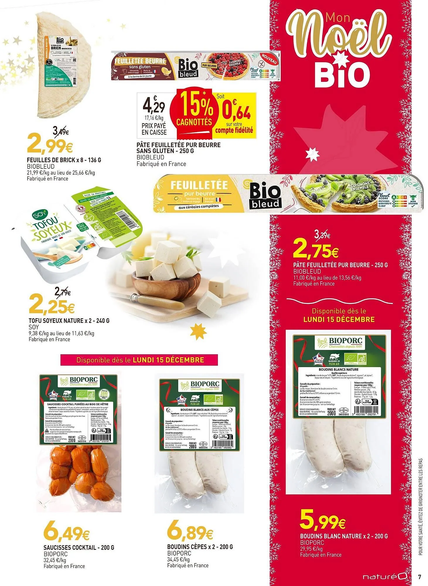 Catalogue naturéO du 26 novembre au 4 janvier 2026 - Catalogue page 7