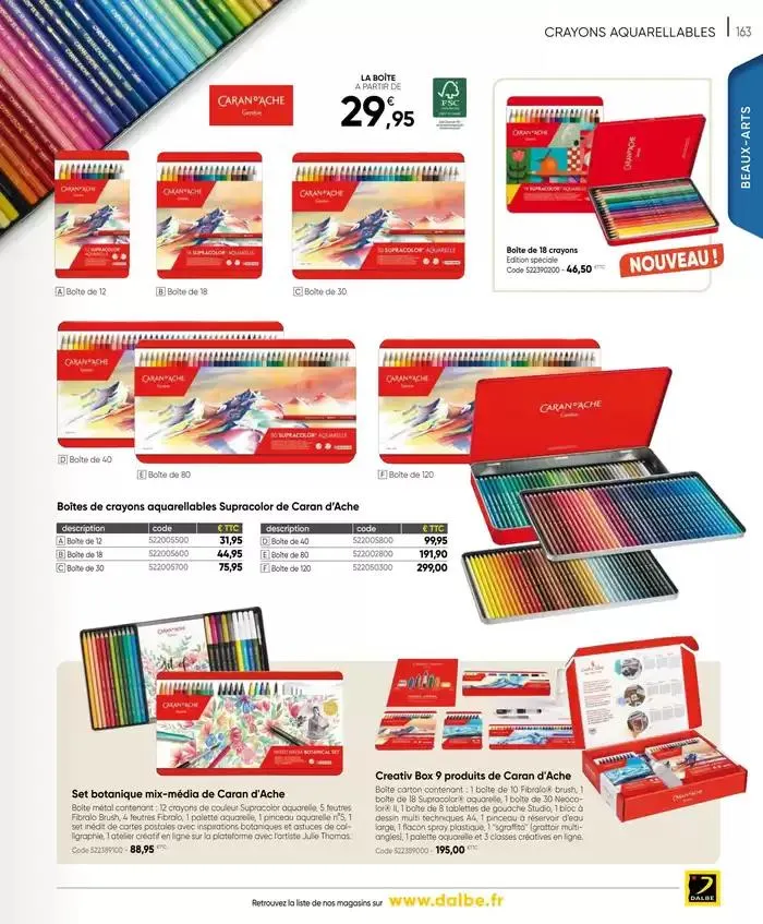 CATALOGUE DALBE 2025 du 27 janvier au 31 décembre 2025 - Catalogue page 165