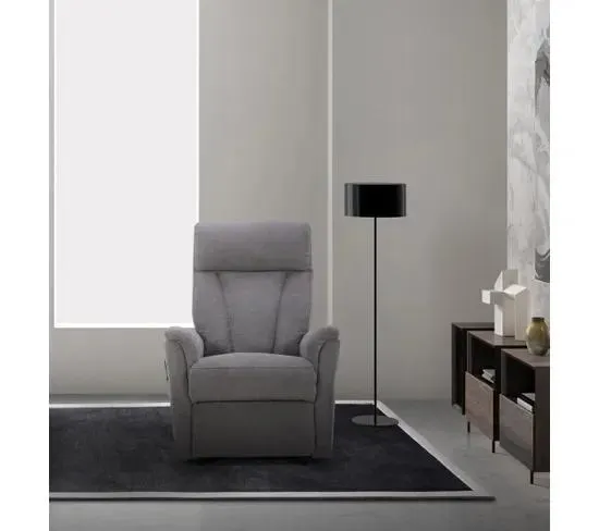 Fauteuil releveur 2 moteurs KENNY en tissu gris