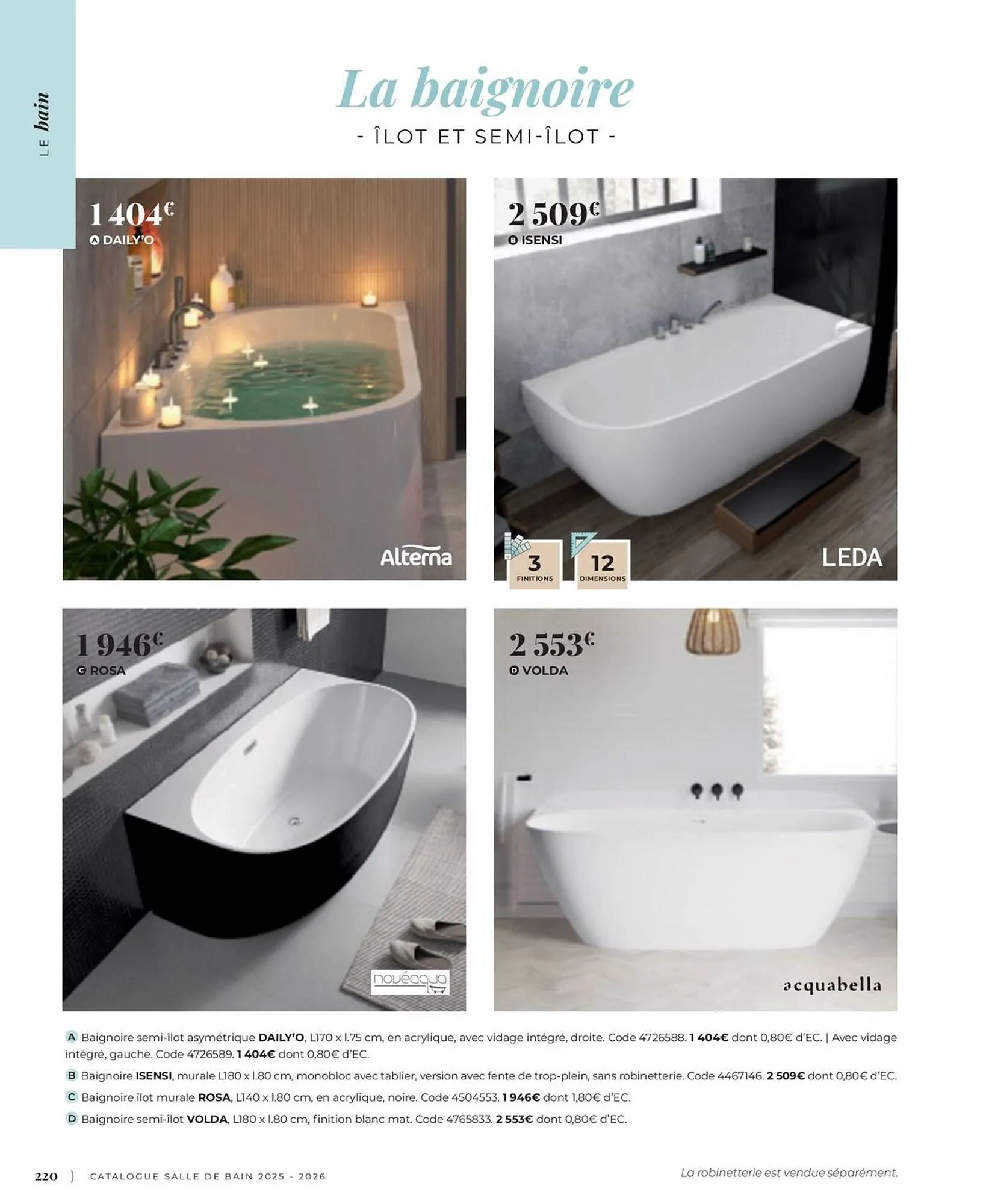 Catalogue Cedeo du 3 juin au 31 décembre 2025 - Catalogue page 220