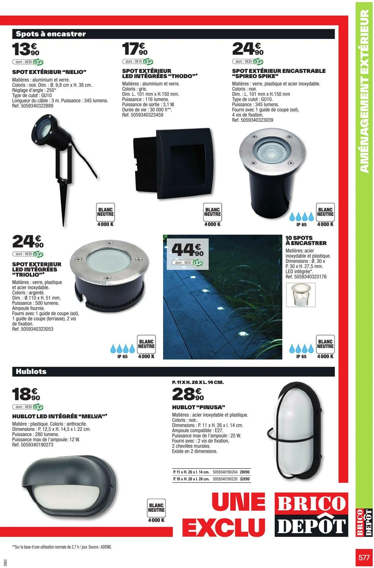 Brico Dépôt Catalogue actuel du 24 mars au 31 juillet 2025 - Catalogue page 577