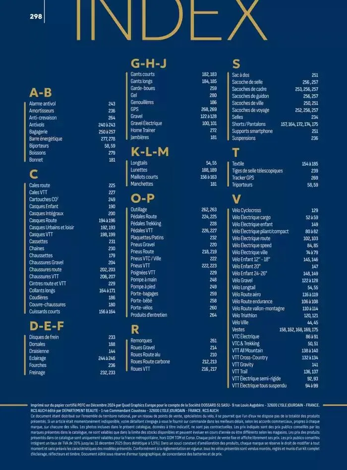 Collection 2025 du 2 mai au 31 décembre 2025 - Catalogue page 298