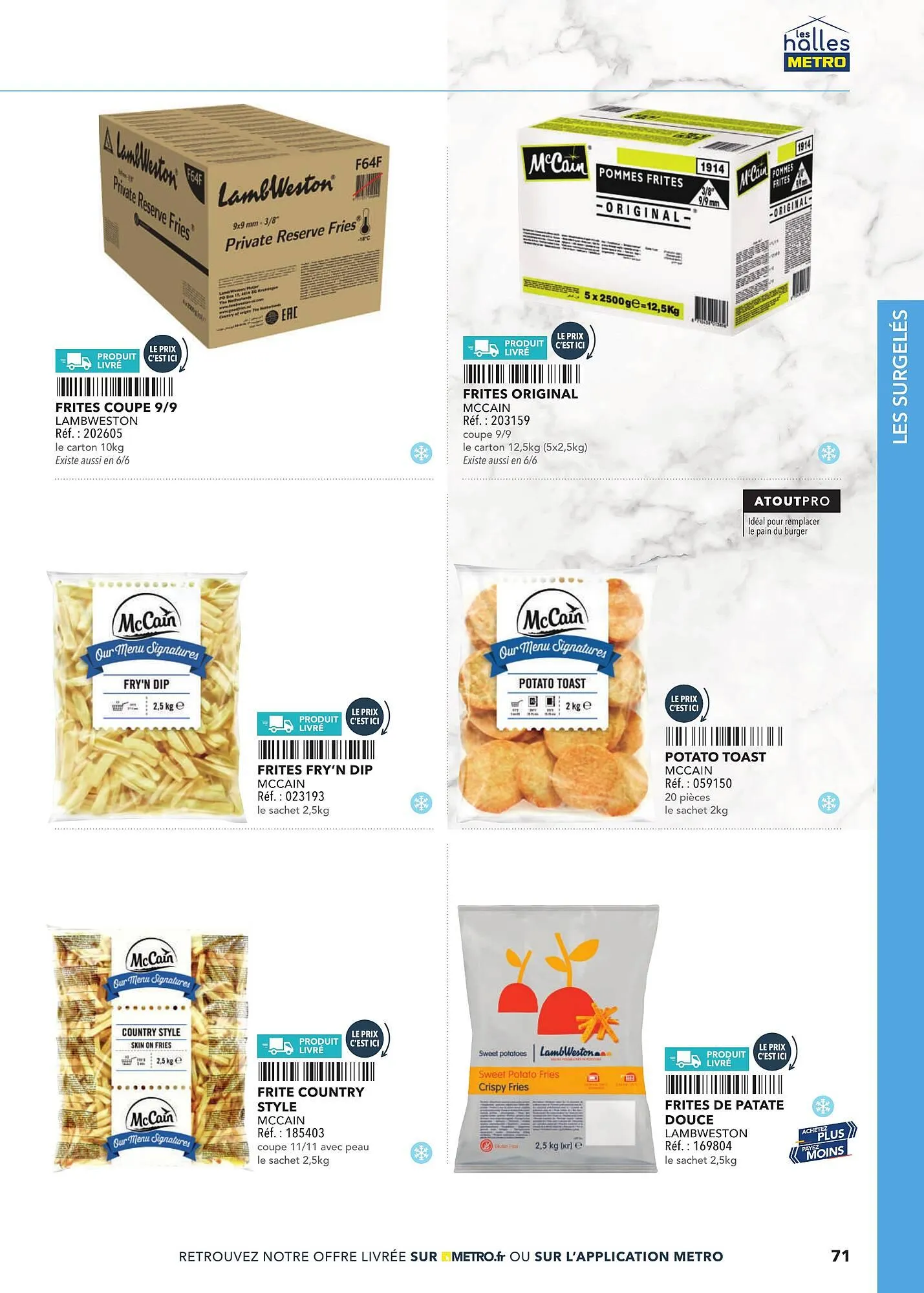 Catalogue METRO du 2 mars au 31 décembre 2025 - Catalogue page 71