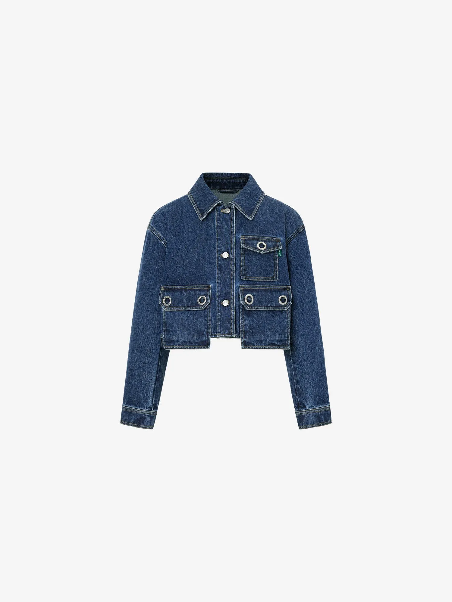EUDE CROPPED DENIM JACKET