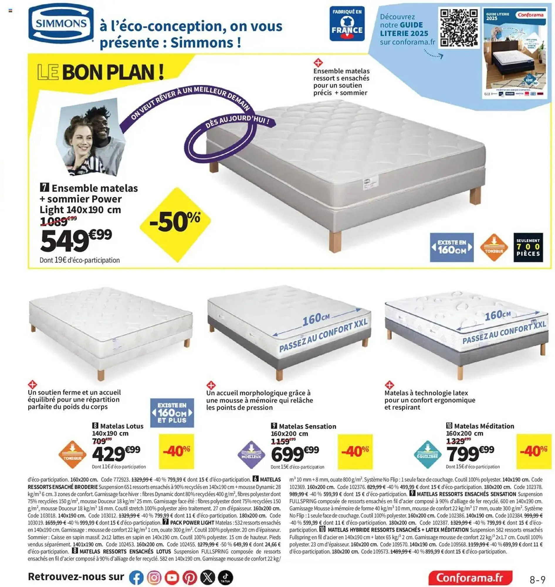 Catalogue Conforama du 10 juin au 7 juillet 2025 - Catalogue page 9