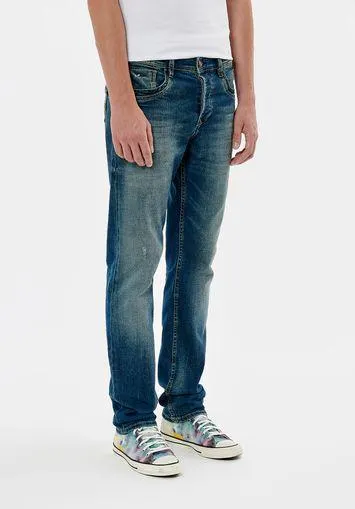 Jean skinny noir délavé homme